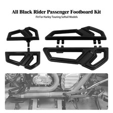Black Empire Driver Passenger Floorboards For Harley Road Electra Glide 86-2025 picture