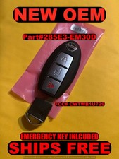 OEM 08-13 NISSAN ROGUE VERSA PATHFINDER SMART KEY REMOTE 285E3-EM31D CWTWBU729 picture