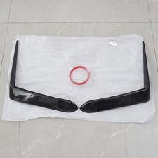 FOR 15-18 LEXUS RCF CARBON FIBER FRONT BUMPER GARNISH AIR VENT FANG TRIM COVERS picture