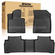 Fits 2022-2026 Hyundai Tucson TPE 3D Front & 2nd Row Floor Mats Liner Set Black picture