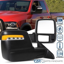 Power Heated Tow Mirrors Fits 2009-2018 Ram 2023 Style LED Sequential Signal picture