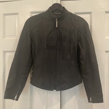 Icon Moto Bombshell Leather Motorcycle Jacket Women's Black Medium Cafe Racer picture