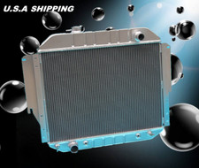 KKS 3 Row Aluminum Radiator Fit 1992-96 Ford E150 E250 E350 Econoline Van 4.9 L6 picture