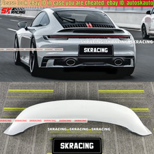 Unpainted FRP Rear Trunk Spoiler Lid Wing Fits 2020-2024 Porsche 911 992 Carrera picture