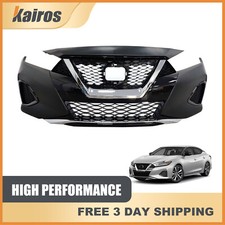 For 19-23 Nissan Maxima Complete Front Bumper Kit W/O Fog Light Sensor Hole picture