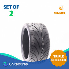 Set of (2) Driven Once 285/30ZR18 Federal 595 RS-R 97W - 7.5/32 picture