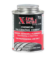 XTRA SEAL Chemical Vulcanizing Rubber Cement/Glue 14-008  8oz. Tire Patch Glue picture