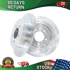 11.89in Rear Drilled Brake Disc Rotors For Kia Sportage 2.0L Turbo 2017-2022 picture