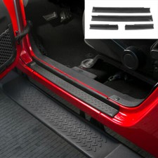 Door Sill Guard Kit for 2007-2018 Jeep Wrangler JK 4Door Entry Guard Accessories picture