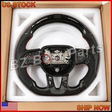 LED Carbon Fiber  Steering Wheel For Dodge Charger Durango SRT 15-23 In US Stock picture