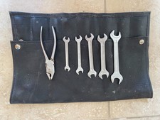 Porsche 911 964 994 DIN Steel Wrench Set plus pliers and Tool Roll picture