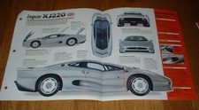 1993 Jaguar XJ220 Original Imp Brochure Specs Info 93 92 94 XJ 220 picture