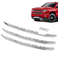 Grille Overlay Grill Cover Chrome Fit For 2016-2018 Chevy Silverado 1500 LT Z71 picture