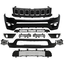 For Jeep Compass 2017 2018 2019 2020 2021 Front Bumper Complete Grill Upper picture
