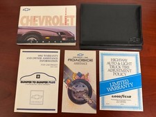 Set 1992 CHEVROLET Camaro Owners Manual original case Warranty Assistance Info picture