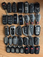 LOT OF USED MIXED CAR KEY FOB KEYLESS ENTRY SMART REMOTE picture