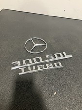1986-1987 Mercedes-Benz 300sdl complete trunk badging picture
