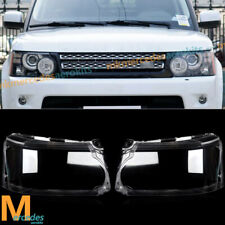 For 2010-2013 Land Rover Range Rover Sport Pair Headlight Lens Cover Lampshade picture