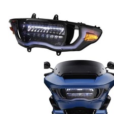 LED Front Headlight Assembly Fit For Harley Davidson Road Glide FLTRX 2024-2025 picture