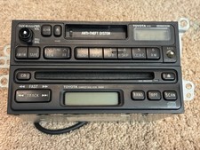 1993-1997 Toyota Supra OEM Dash Radio Stereo CD 86120-2B510 and 08601-00852 picture