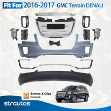 For 2016-2017 GMC Terrain DENALI Grille Kit Front Bumper Cover Assembly 13PCS picture