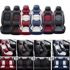 Luxury Leather Car Seat Cover For Subaru Forester Crosstrek Front Rear Full Set picture