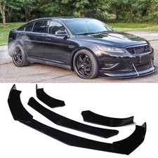 For Ford Taurus SHO SEL Front Bumper Lip Spoiler Splitter Body Kit Glossy Black picture