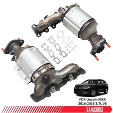 Front Left & Right Catalytic Converter For 2016 2017 2018 Lincoln MKX 3.7L V6 picture