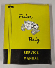 NOS 1972 Fisher Body Service Manual picture