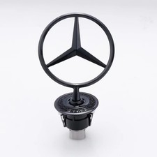 Mercedes-Benz OEM Front Hood Ornament Mounted Star Logo Badge Emblem picture