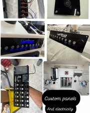 Personalized Acrylic Marine Switch Panel Boat Dash Plate - Custom Cut Any Size picture