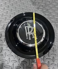 1 Pc Floating Hub Cap Fits Rolls Royce RR Center Cap Black ing & Return picture