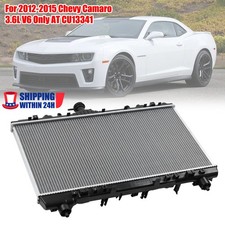 Radiator w/ Trans Oil Cooler For Chevrolet Camaro 2012-2015 3.6L V6 Only CU13341 picture