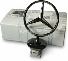 Mercedes Night Series Hood Star Ornament W221 W222 W223 MAYBACH Genuine picture