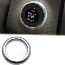 Aluminum Alloy Engine Start Push Button Ring Cover Fit 2014-22 INFINITI Q50 Q60 picture