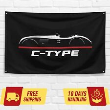 For Jaguar C-Type 1951-1953 Car Enthusiast 3x5 ft Flag Birthday Gift Banner picture