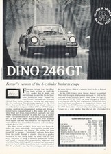 1972 Ferrari Dino 246GT Road Test Original Car Review Report Print Article K09 picture