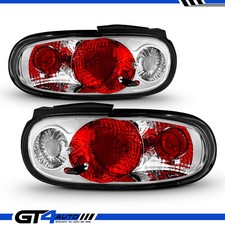 1990-1997 Mazda MX-5 Miata NA Roadster Chrome Taillights Tail Lights Lamps Set picture