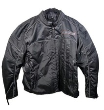 NWOT Harley Davidson Men's XXL Double Zip Black Roadway Reflective Jacke picture