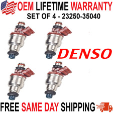 OEM Flow Matched Denso x4 Fuel Injectors for 1989-1995 Toyota Pickup 2.4L I4 picture