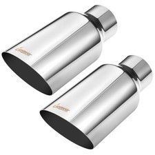 Upower Pack of 2 Exhaust Tip 2.5 inch Inlet 4 2.5
