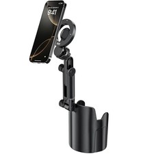 Car Cup Holder Phone Mount Universal Auto Cell Phone Stand Drink Expand Magnetic picture