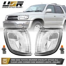 DEPO Front Clear Corner Light + Bulbs + Socket For 1999-2002 Toyota 4Runner SR5 picture