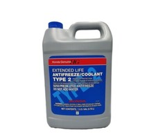 Honda / Acura - 1 Gallon Engine Coolant Antifreeze Type 2 Blue Genuine picture