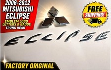 OEM 2006-2012 Mitsubishi Eclipse Emblem Logo letters Badges Trunk Rear USED✅ picture