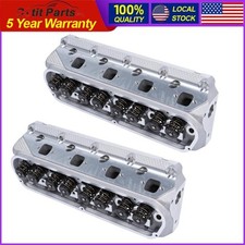 2×Complete Aluminum Cylinder Heads For FORD SBF GT40 289 302 351W Mustang 175cc picture