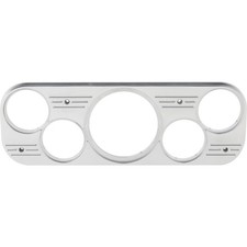 Speedway  5 Gauge Dash Panel, Polished, fits 1937-38 Chevy Car picture