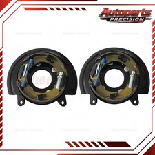 2x Rear Parking Brake Assembly w/ Backing Plate for GMC Savana 2500 Sierra 3500 picture