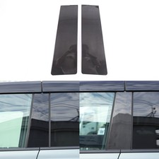 â2PCS Real Carbon Fiber B-Pillar Cover Trim For 24+ Hummer EV Exterior Decorâ US picture