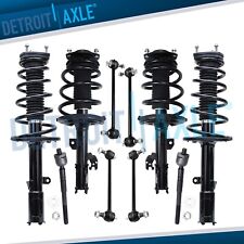 12pc Front Rear Struts Coil Spring Tie Rod Sway Bar for 2007 - 2011 Toyota Camry picture